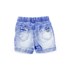Bermuda Infantil / Baby Masculina Em Jeans Com Lycra - 1+1 Delave