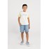 Bermuda Infantil Masculina Jeans Com Elástico DELAVE Tamanho 2