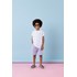 Bermuda infantil masculina sarja color vintage Lavanda Tamanho 4