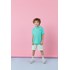 Bermuda infantil masculina sarja com lycra Verde Claro