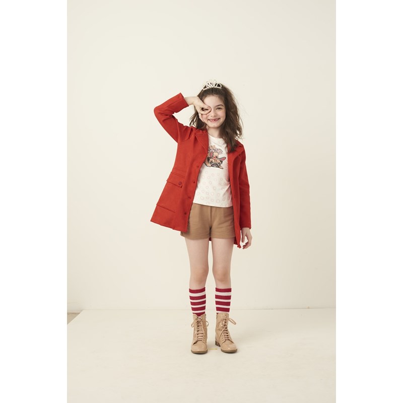 Blusa infantil feminina com estampa de pugg Rosa Claro