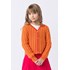 Blusa infantil feminina de tricô Laranja