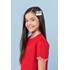 Blusa infantil feminina em sarja com bordado richelieu Vermelho
