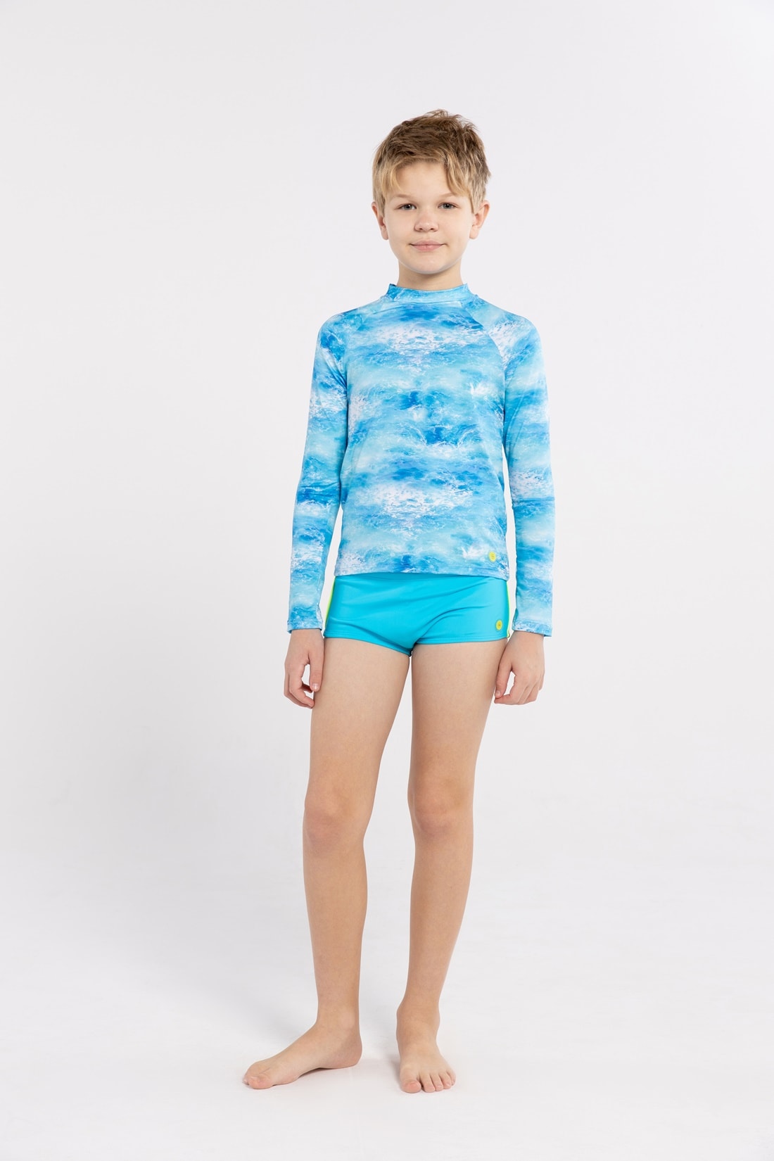 blusa de surfista infantil
