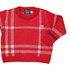 Blusa tricot infantil / baby masculina Vermelho