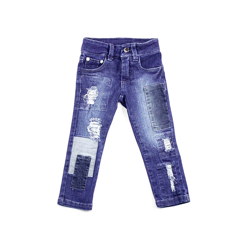 Calça Feminina Infantil / Kids Em Jeans Com Lycra - 1+1 Stone