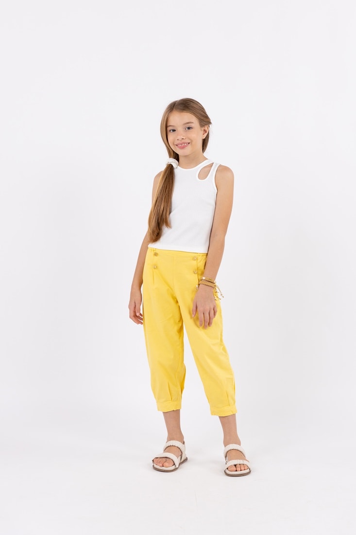 Calça deals capri infantil