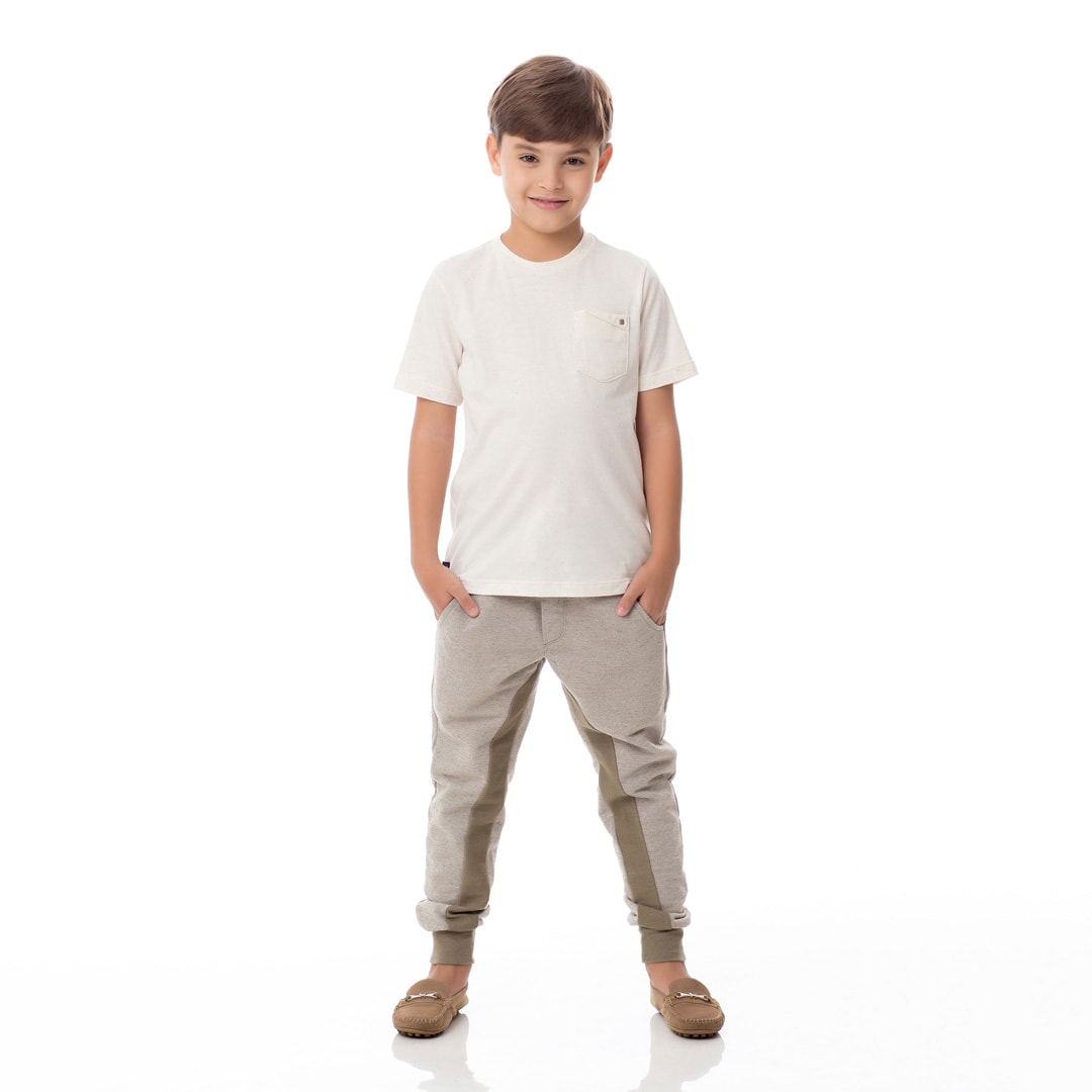 Calça de best sale linho infantil masculina