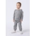 Calça infantil masculina de moletinho de viscose Mescla Médio Tamanho 2