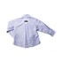 Camisa Infantil / Baby Masculina Em Chambay Oxford Liso - 1+1 Azul
