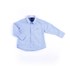 Camisa Masculina Infantil / Baby Em Tricoline Com Entretela - Um Mais Um Azul Claro