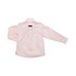 Camisa Masculina Infantil / Kids Em Tricoline Listrada Com Entretela - Um Mais Um Rosa Claro