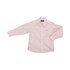 Camisa Masculina Infantil / Kids Em Tricoline Listrada Com Entretela - Um Mais Um Rosa Claro