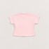 Camiseta Infantil Baby Feminina Em Malha Rosa Claro