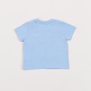 Camiseta Infantil Baby Masculina Básica Azul Claro