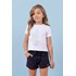 Camiseta infantil feminina happy new year em malha com silk Branco