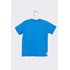 Camiseta infantil masculina malha 100% algodão Azul Médio
