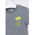 Camiseta infantil masculina malha 100% algodão com silk Mescla Médio