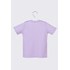Camiseta infantil masculina malha 100% algodão com silk Roxo