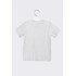 Camiseta infantil masculina malha 100% algodão Mescla Claro