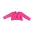 Casaco De Tricot Feminino Infantil / Baby Com Laço Em Fio Seridó - 1+1 Pink