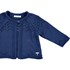 Casaco Infantil / Baby Em Tricot - Um Mais Um Azul Jeans