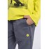 Conjunto de camiseta infantil masculina com silk holográfico e calça de moletom Cinza Médio