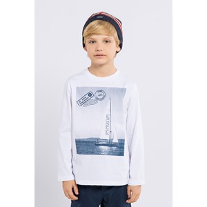 Conjunto de camiseta infantil masculina em malha 100% algodão e calça infantil masculina de sarja com lycra Marinho
