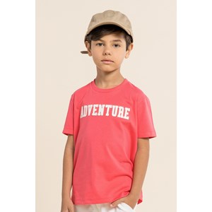 Conjunto infantil masculino com camiseta com aplique na frente e bermuda de sarja Off white