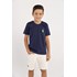 Conjunto Infantil Masculino T-Shirt Estampa Concha + Bermuda CRU