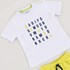 Conjunto Infantil Masculino T-Shirt LETRAS + Bermuda Moletinho LIMA