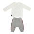 Conjunto Masculino Infantil / Baby T-Shirt  Em Malha Com Estampa Frontal + Calça Em Moletinho Viscos