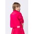 Jaqueta infantil feminina em sarja tinturada com bordado Pink