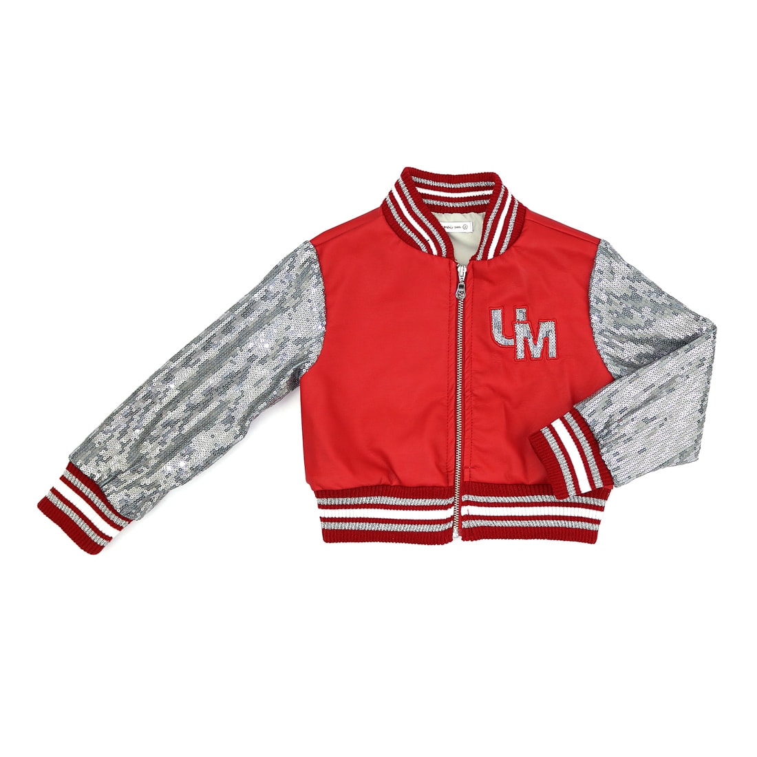 jaqueta infantil couro sintetico