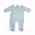 Macacão Baby / Maternidade Em Tricot Modelo Feminino - 1+1 Azul Claro