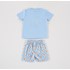 Pijama Infantil Masculino Estampa Raposinha Azul Claro