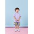 Polo infantil masculina piquet color Lilás