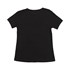 T-Shirt Feminina Infantil / Teen Em Malha Light Com Aplique De Lantejoula - Twoin Preto