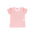 T-Shirt Feminina Infantil / Teen Em Tule Com Elastano - Twoin Rosa Claro