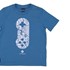 T-Shirt Infantil Algodão Sustentável Petroleo