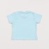 T-Shirt Infantil Baby Masculina Básica Azul Claro