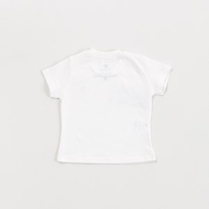 T-Shirt Infantil Baby Masculina Básica OFF WHITE