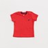 T-Shirt Infantil Baby Masculina Básica Vermelho Tamanho P