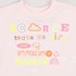 T-Shirt Infantil Feminina Estampa Frente E Costas Rosa Claro