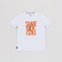 T-Shirt Infantil Masculina Com Aplique Termocolante Branco Tamanho 4