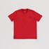 T-Shirt Infantil Masculina Com Bordado Frontal E Silk Nas Costas Vermelho Tamanho 6