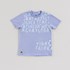 T-Shirt Infantil Masculina Estampa Frontal E Costas LILAS