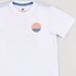 T-Shirt Infantil Masculina Estampa Nas Costa Branco