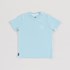 T-Shirt Infantil Masculina Estampa Nas Costas Azul Claro