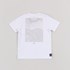 T-Shirt Infantil Masculina Estampa Nas Costas Branco